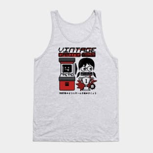 Vintage Gaming Vibes - Retro Arcade Gamer Tank Top